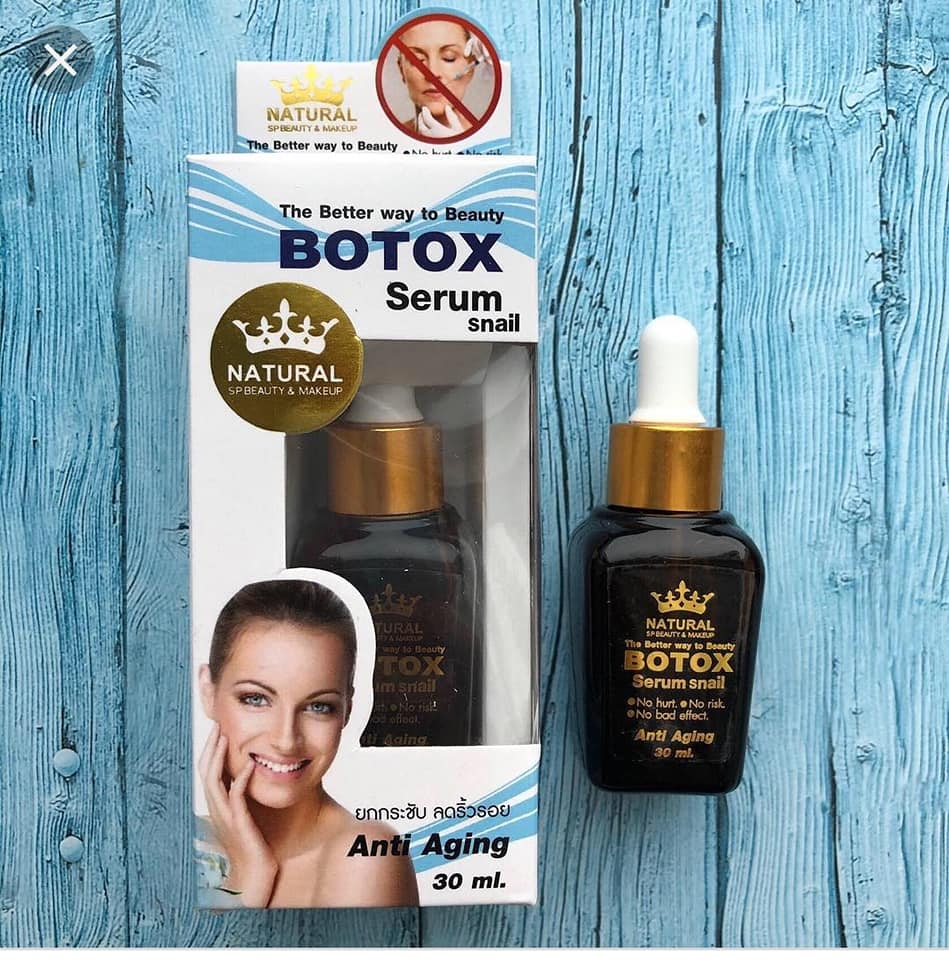 Натуральная сыворотка для лица со слизью улитки и ботокс эффектом NATURAL Botox Serum snail купить в Москве и Московской области