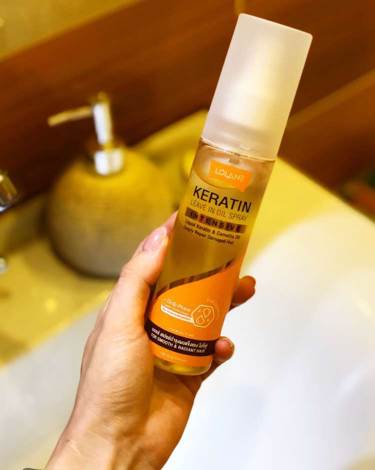 Тайский жидкий кератин для восстановления поврежденных волос Lolane Natura 140 мл. sprej-s-keratinom-dlya-volos-9